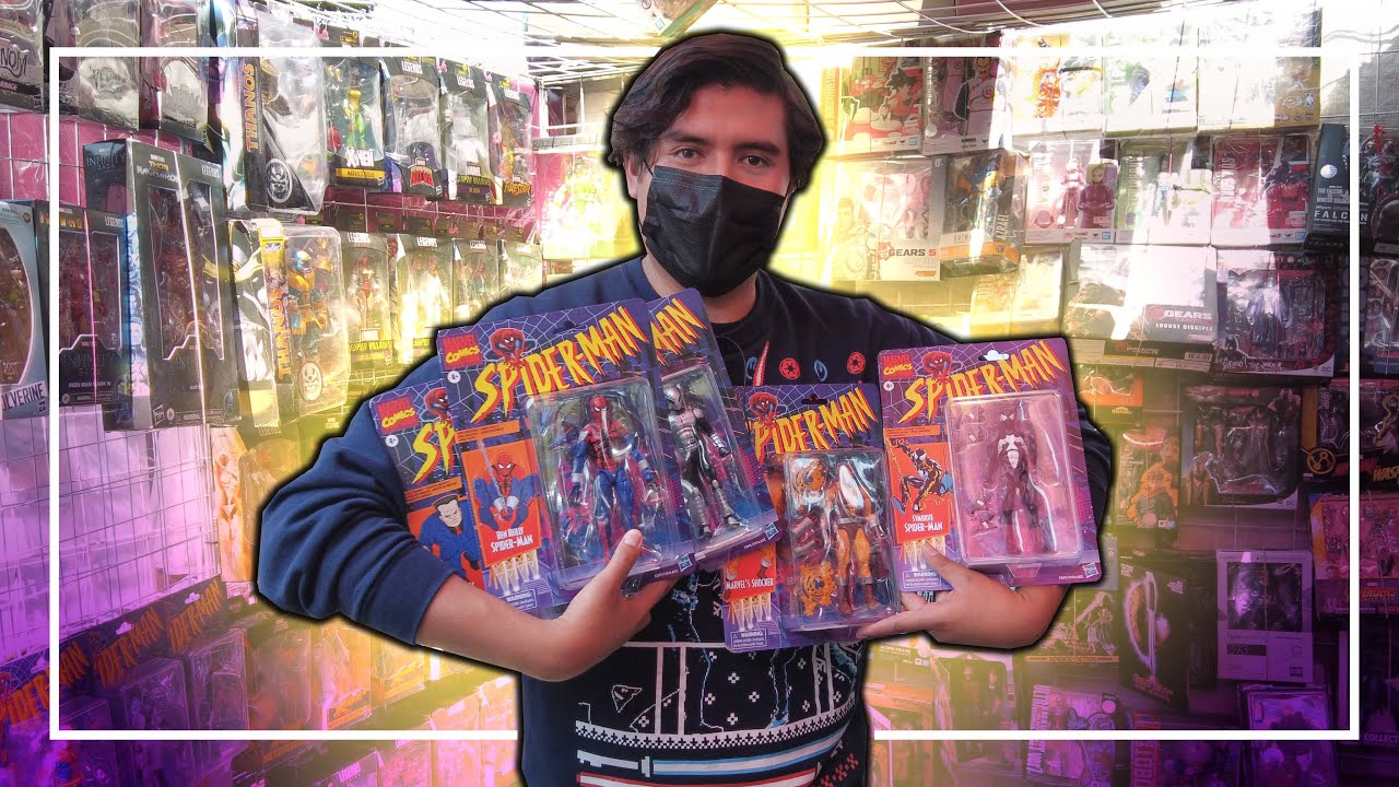 Comprando Todas las Figuras de SPIDER-MAN Marvel Legends Retro 🕷🔥 | El tio pixel