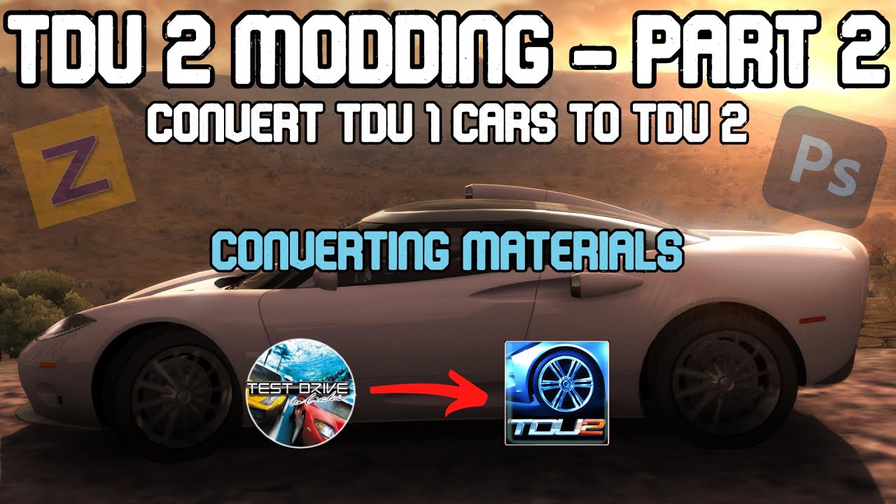 TDU 2 Modding - How to convert car mods from TDU 1 to TDU 2 - Part 2