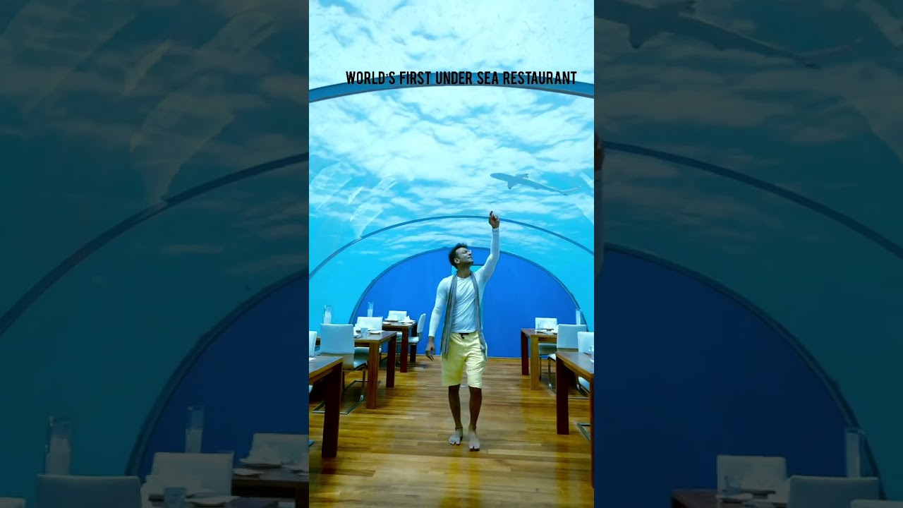 WORLD&rsquo;s 1st UNDER WATER RESTAURANT @ConradMaldivesRangaliIsland