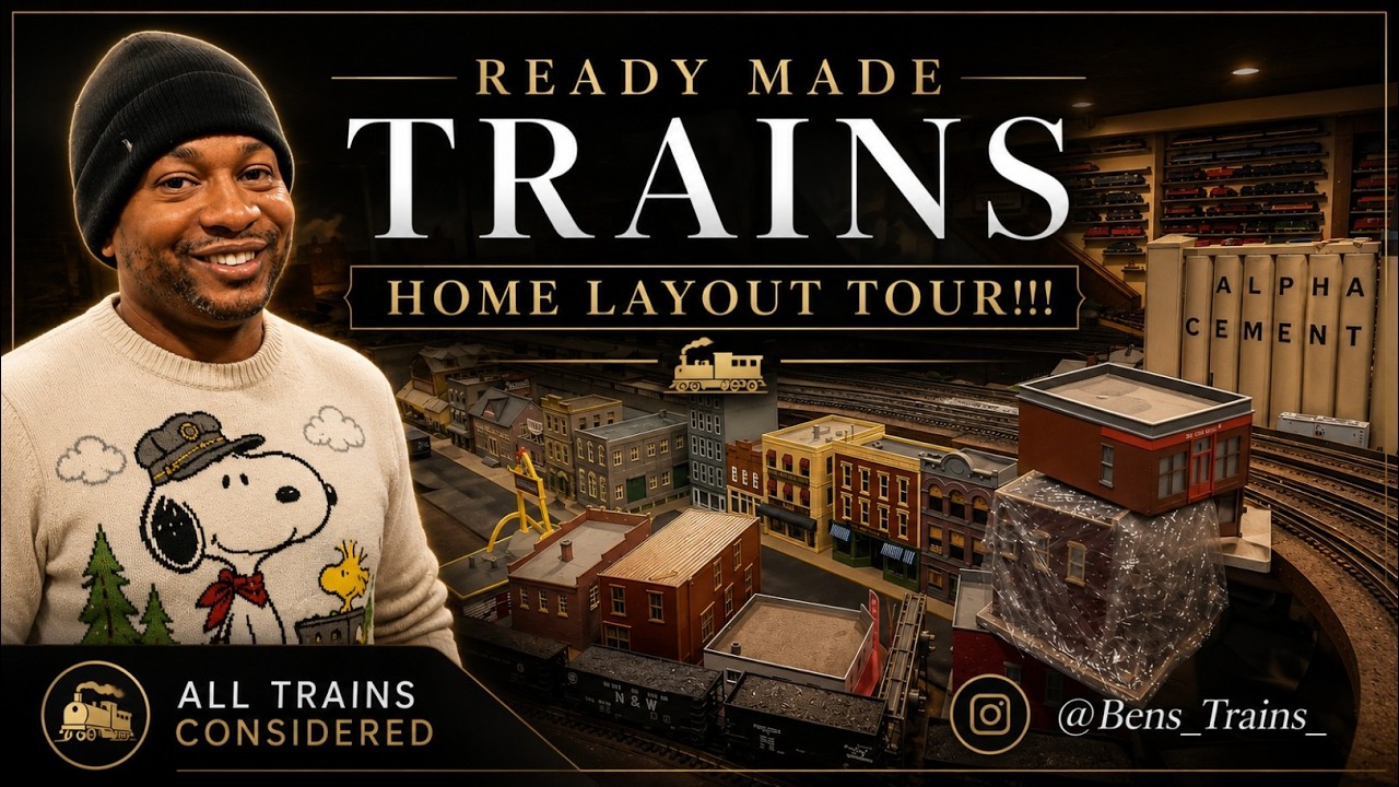 All Trains Considered: НЕВЕРОЯТНЫЙ макет железной дороги Уолтера! | Ready Made Trains