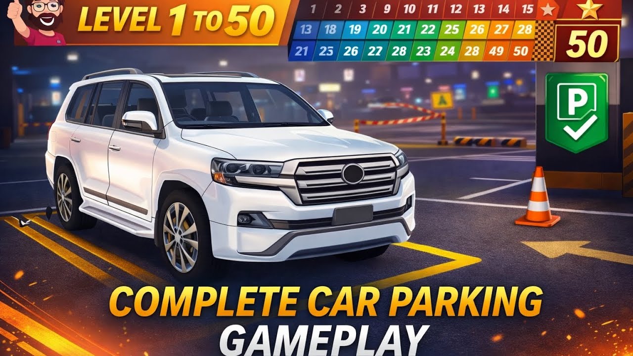 Car Parking Game Level 1 to 50 Complete Gameplay 🚗 | Full Walkthrough
