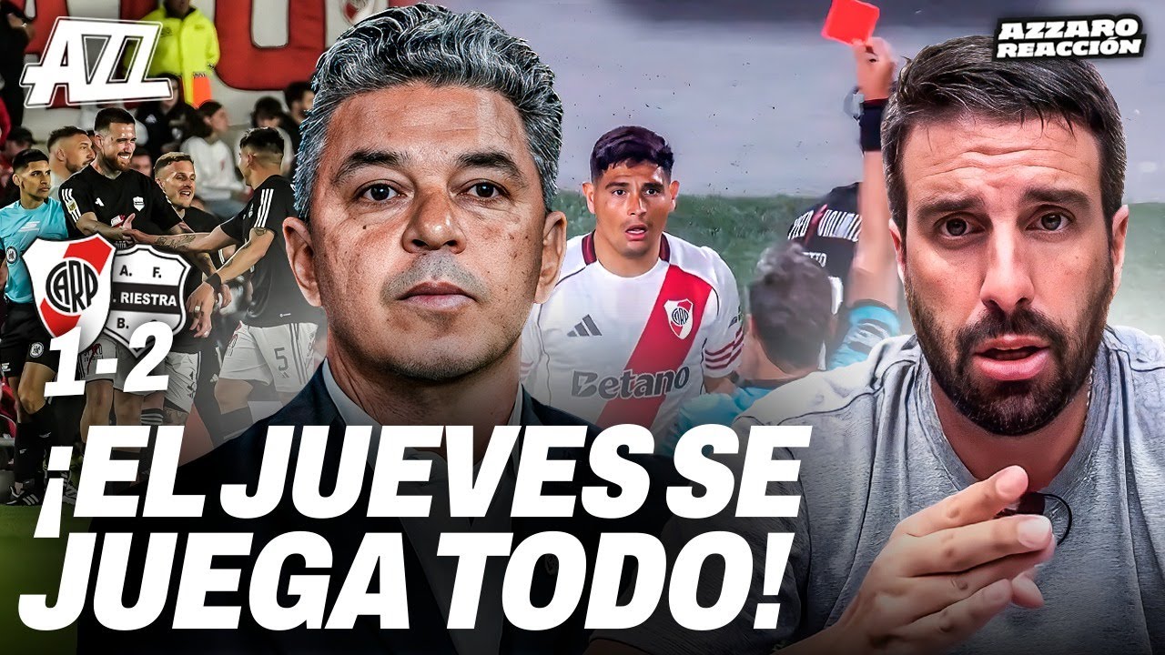 AZZARO REACCI&Oacute;N - VERG&Uuml;ENZA: RIVER PERDI&Oacute; DE LOCAL 2-1 CON RIESTRA Y GALLARDO QUED&Oacute; EN JAQUE