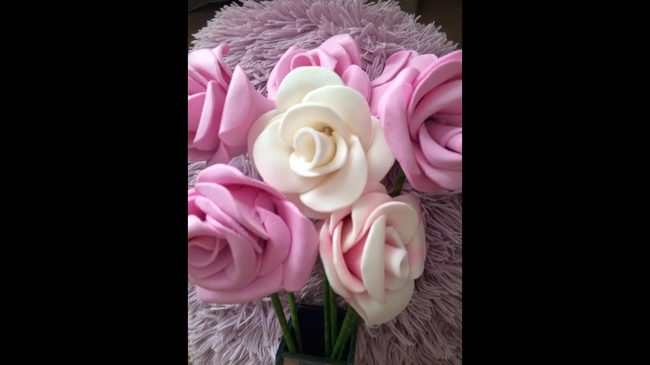 DIY: tutorial flor em eva