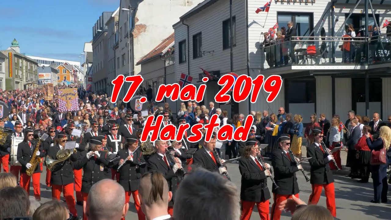 17. mai Harstad 2019 - Folketoget - 4k