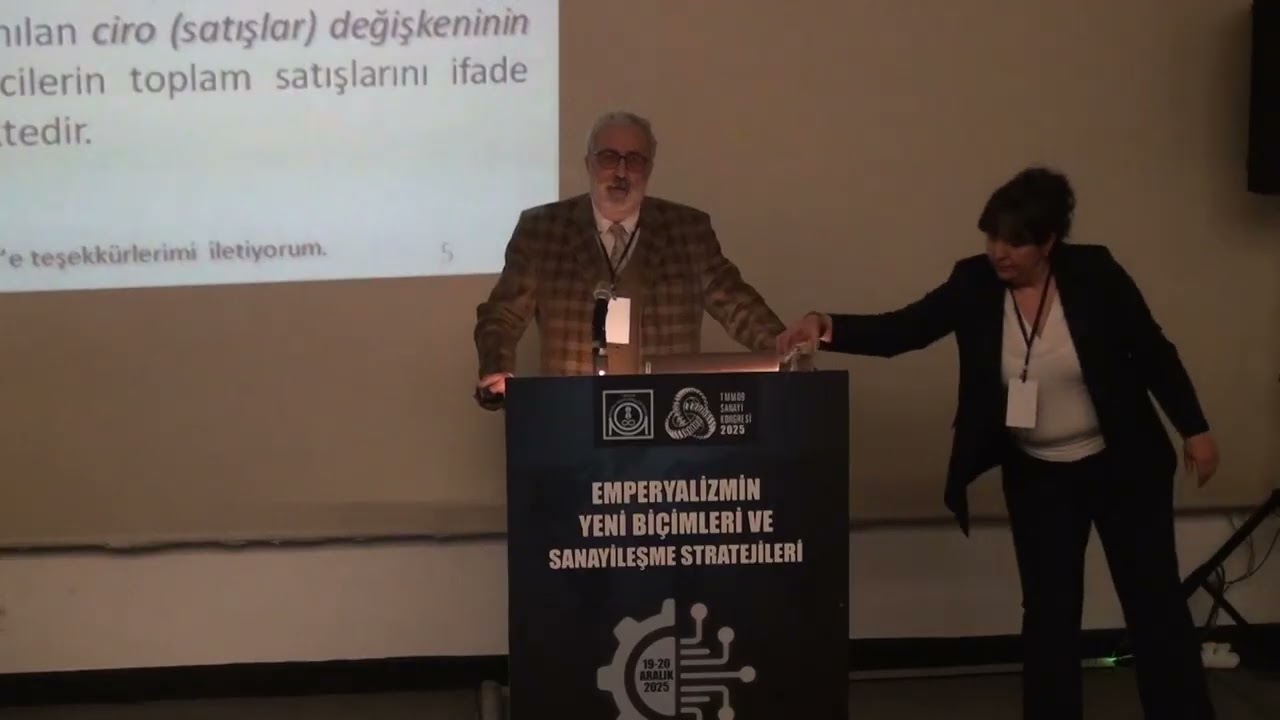 TMMOB Sanayi Kongresi 2025  1  Oturum: Küresel Hegemonya Mücadelesinde Sanayi Sektörü Dinamikleri