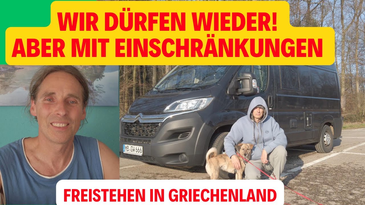 Eilmeldung! Parken und übernachten in Griechenland wieder erlaubt! 😍