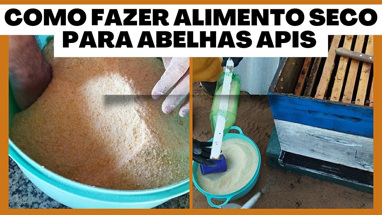 como fazer alimento seco para abelhas apis