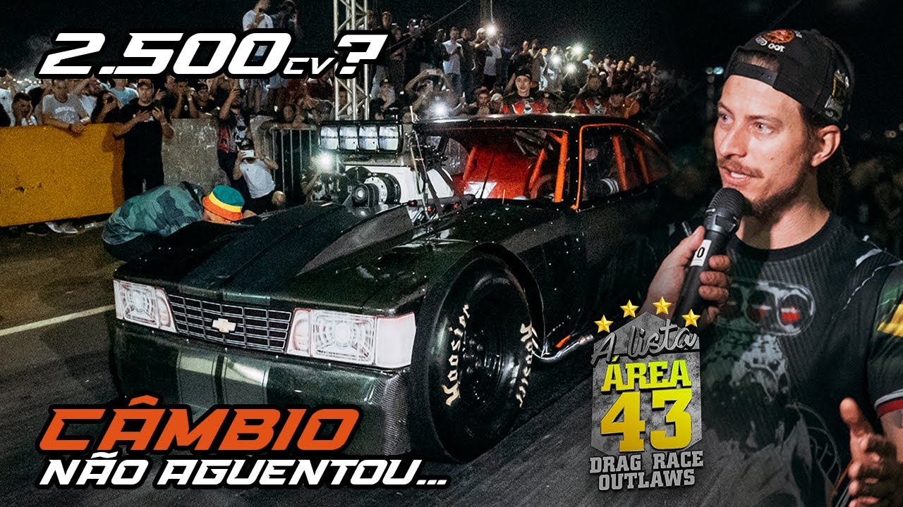 CÂMBIO NÃO AGUENTOU A NOVA POTÊNCIA DO OPALA CARBON COM O BLOWER