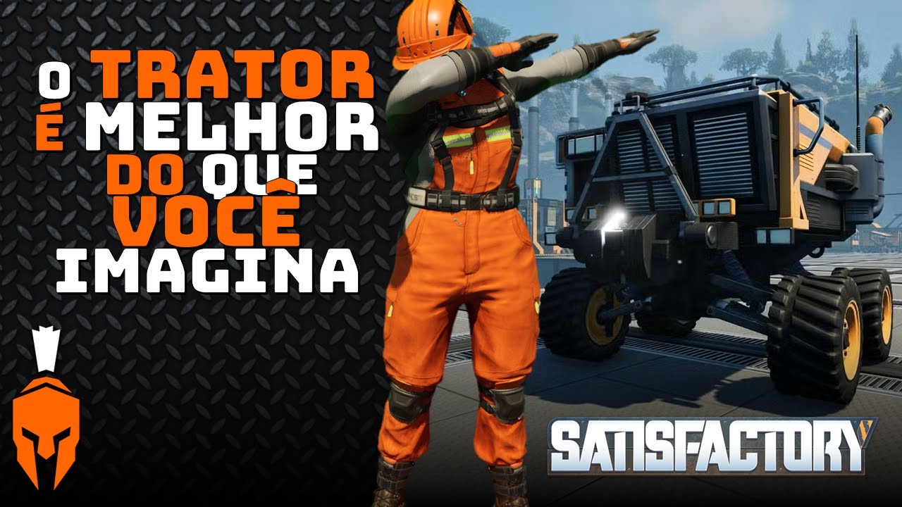 Automatizando TRANSPORTES com o TRATOR | Satisfactory