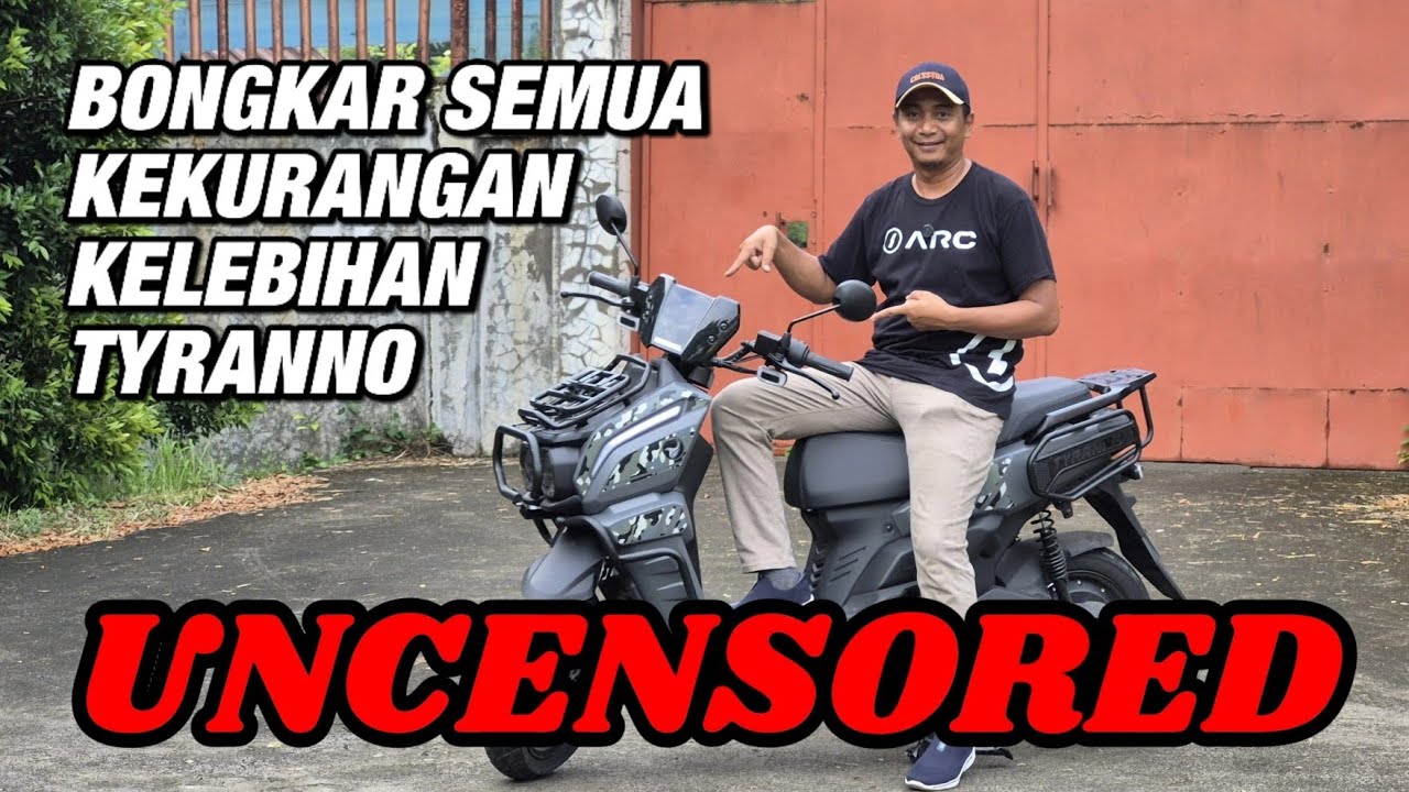 Review Blak-blakan Pengguna Motor Listrik TYRANNO
