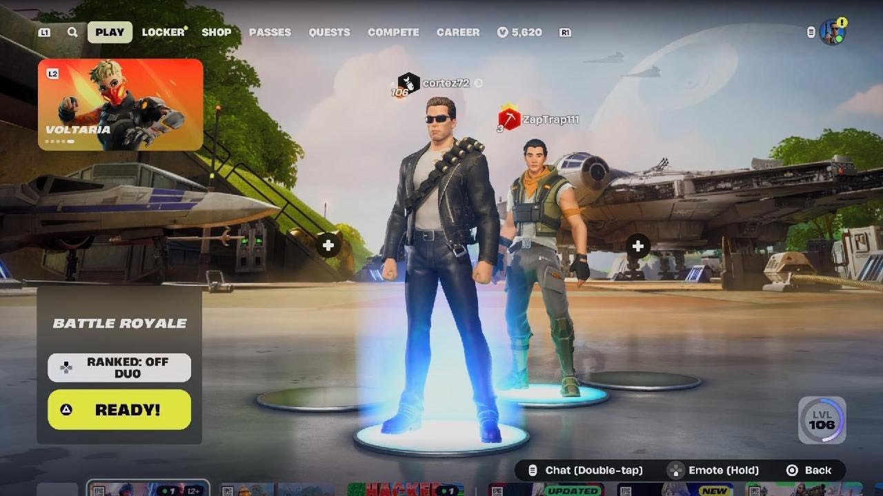Fortnite Vader Gameplay vs Bots