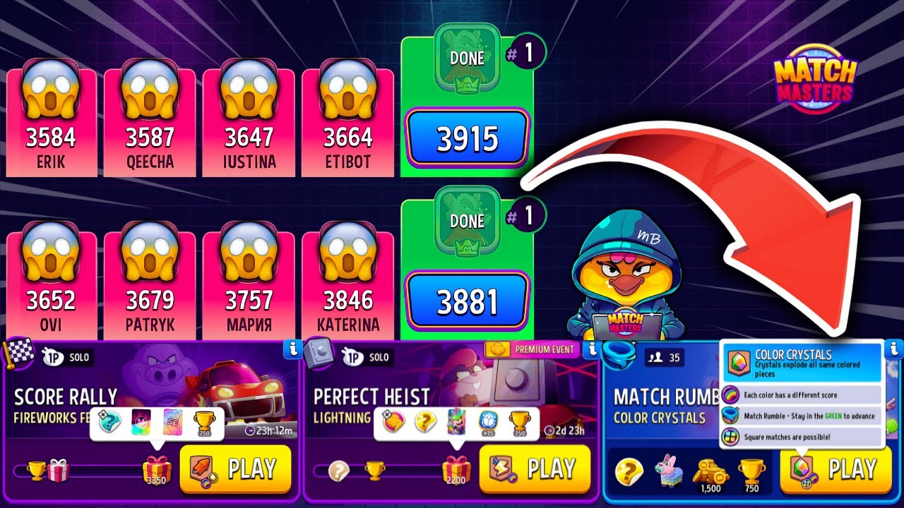 x2 Solo: Fireworks Festival & Lightning Strike // Rumble: 35 PPL Color Crystals🔥 MATCH MASTERS