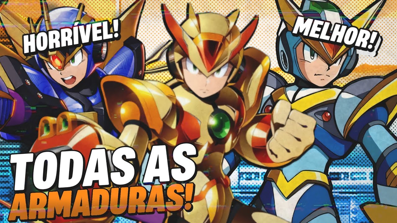 EXPLICANDO TODAS AS ARMADURAS DE MEGAMAN X!