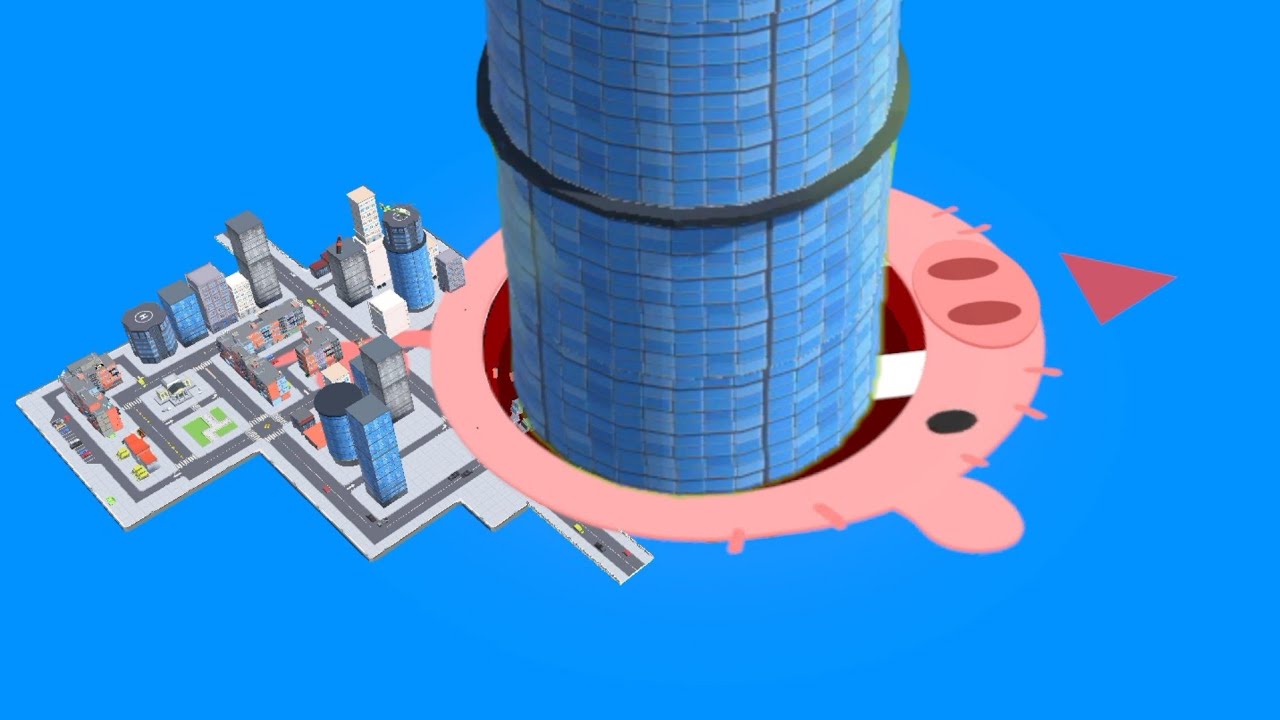 Hole.io - Epic Biggest Hole Gameplay Walkthrough Android iOS #48