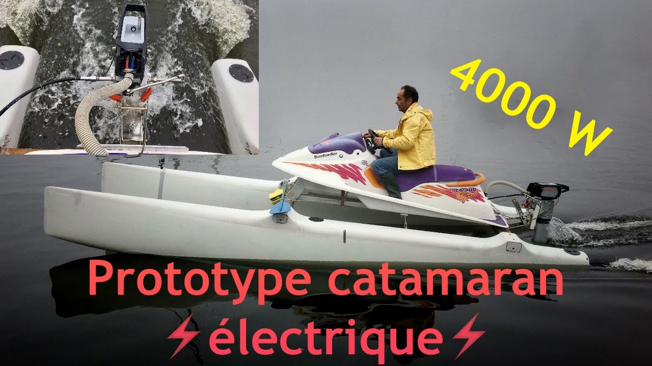 4000W Catamaran électrique 