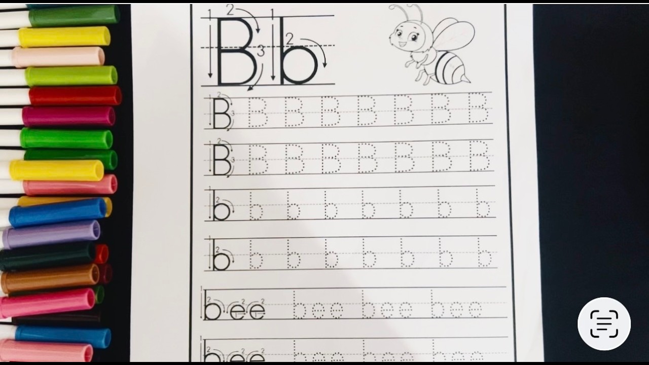 Letter B Learn with Tracing | ABC Kids | Tiếng Anh Letter B Luyện viết