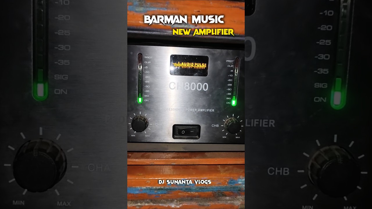 Barman Music New Powerful Amplifier 😲 Audio Pulse Ch 8000 🔥 #youtubeshorts #djbox #shortvideo