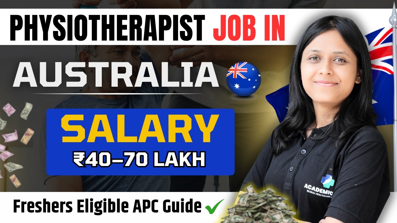 Physiotherapist Jobs in Australia 🇦🇺 | Salary ₹50L+ 💰 | BPT/MPT Freshers Can Apply | APC Guide