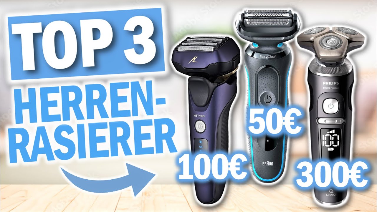 HERREN ELEKTRO RASIERER: Top 3 Modelle 2026