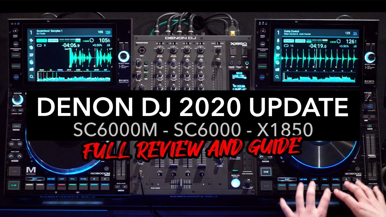 Denon DJ SC6000, SC6000M & X1850 Full Demo and Review