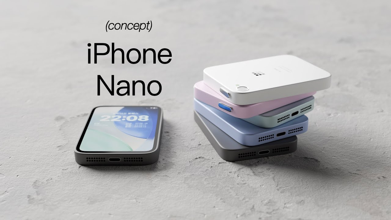 iPhone Nano (concept), the tiny phone, filling the gap between smartwatch and smartphone