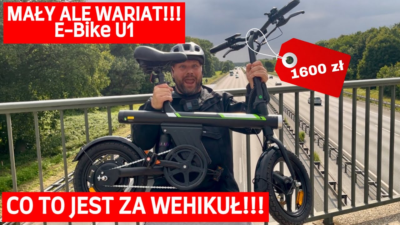 E-Bike iScooter U1. Recenzja i testy w terenie. Tani i mały - nie znaczy zły!!!