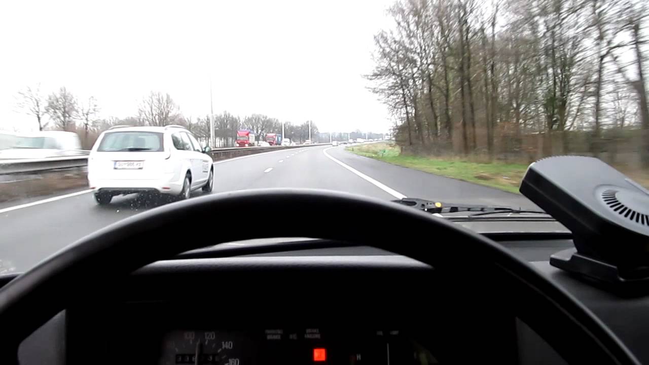 Volvo 240 diesel using kickdown on highway