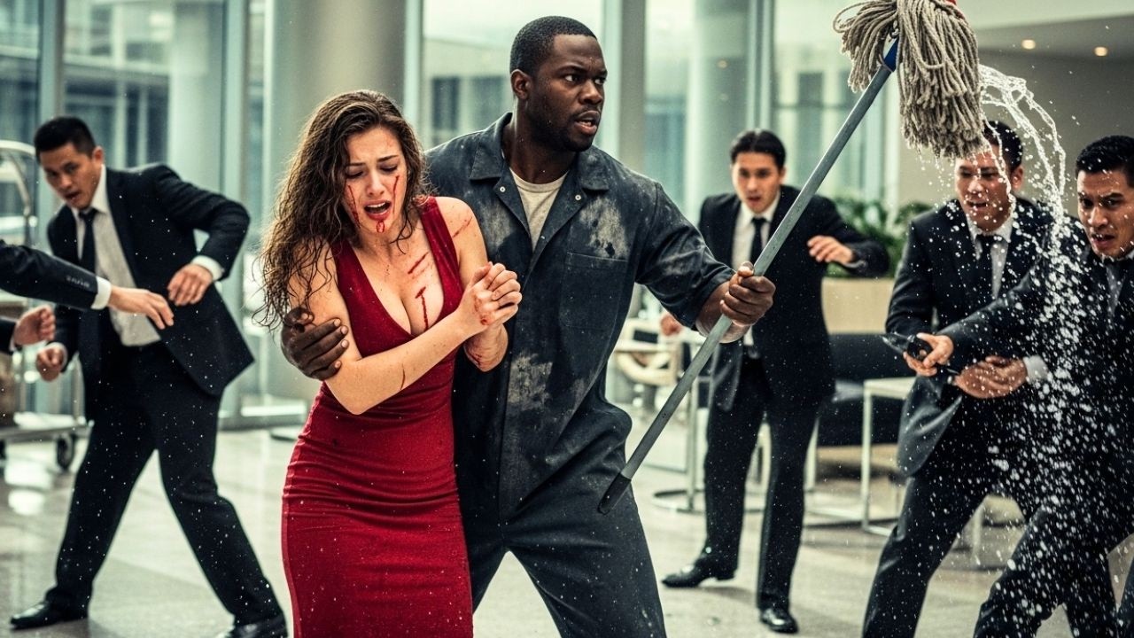 Black Single Dad Stopped Four with a Mop — The CEO Was Shocked by His Past