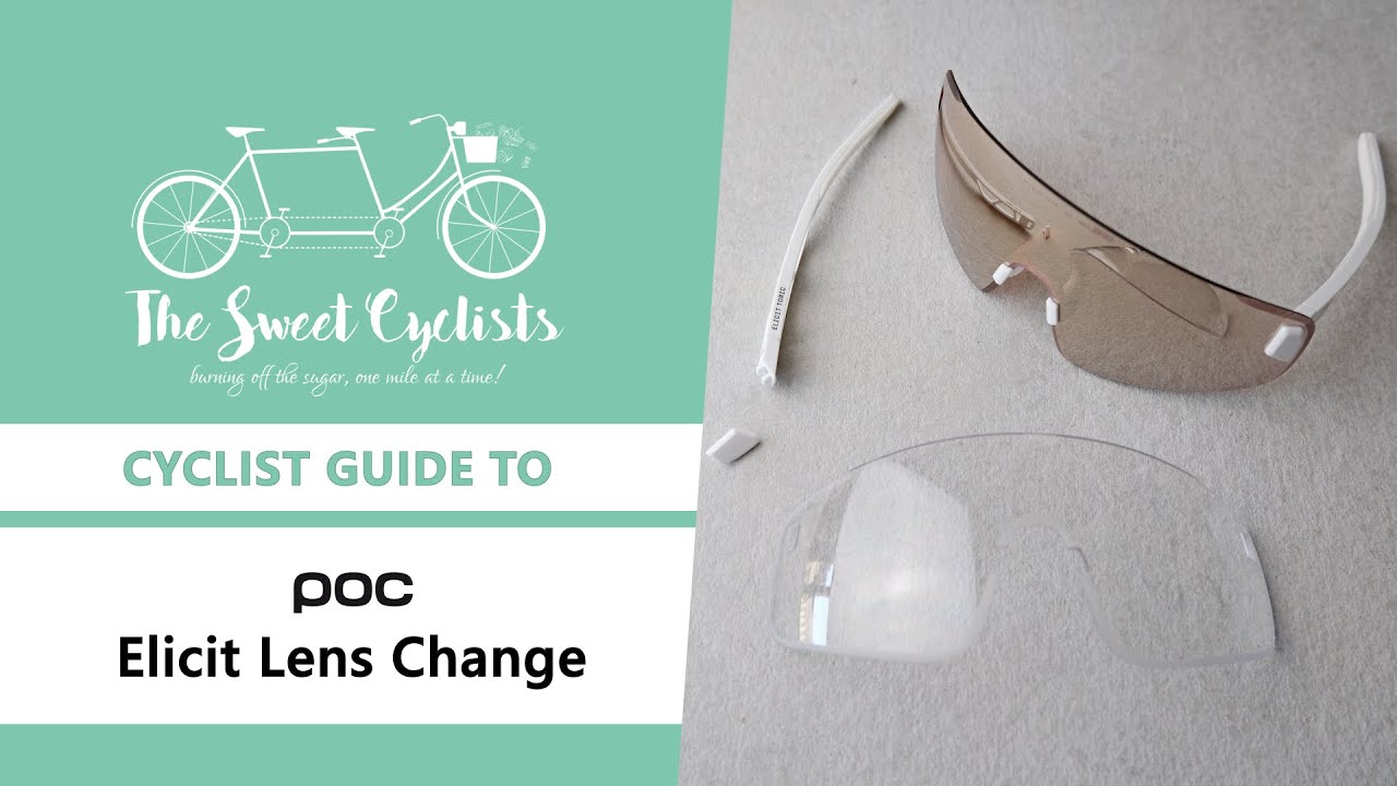 Cycilst guide to changing lens on POC Elicit Toric frameless road cycling sunglasses #cycling #poc