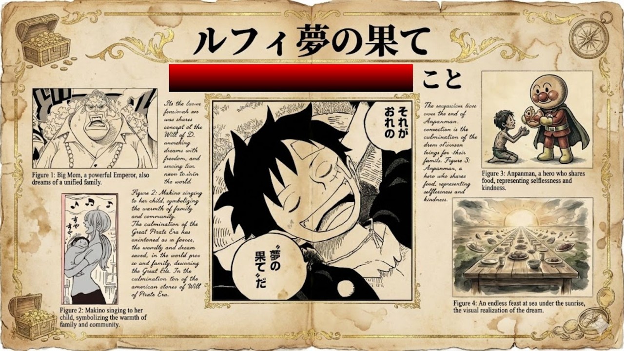 【ルフィ夢の果て】の全て｜✨大予言✨｜アンパンマンとの意外な共通点？