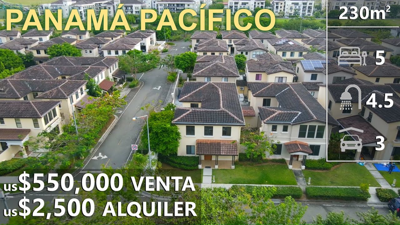 ALQUILADA✅ HERMOSA CASA en PANAMÁ PACÍFICO 5Rec, 4.5Ba 📲 6078-0096 Contáctanos para encontrarte otra