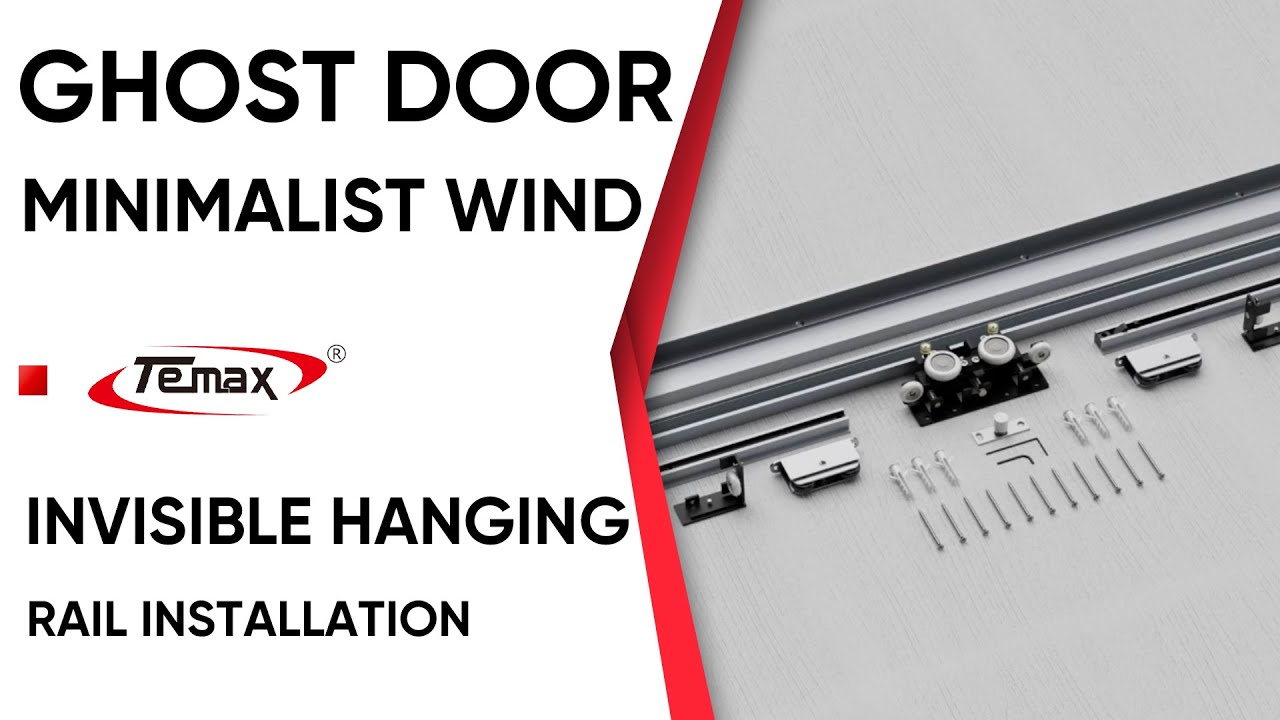 Ultimate Concealed Sliding Door Hardware for Any Wooden or Mirror Door | M973 MAGIC DOOR SYSTEM