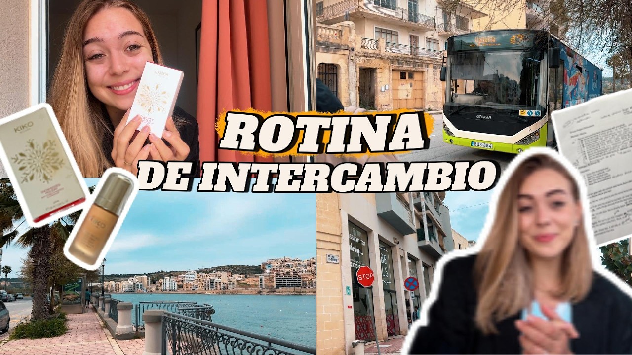24H COMIGO FAZENDO INTERCAMBIO EM MALTA- escola + base nova + papo sincero