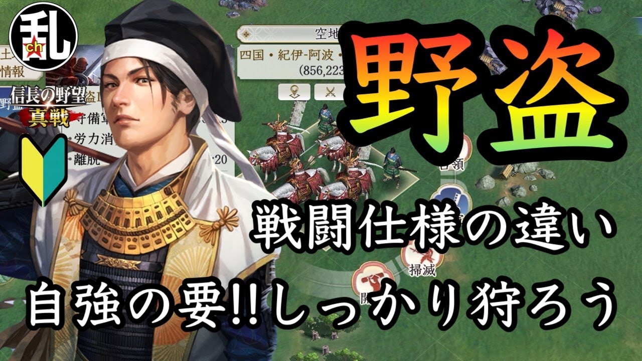 【信長の野望真戦】しっかり狩ってレア装備ゲット！野盗狩りの基礎 #信長の野望真戦 #信長真戦攻略部