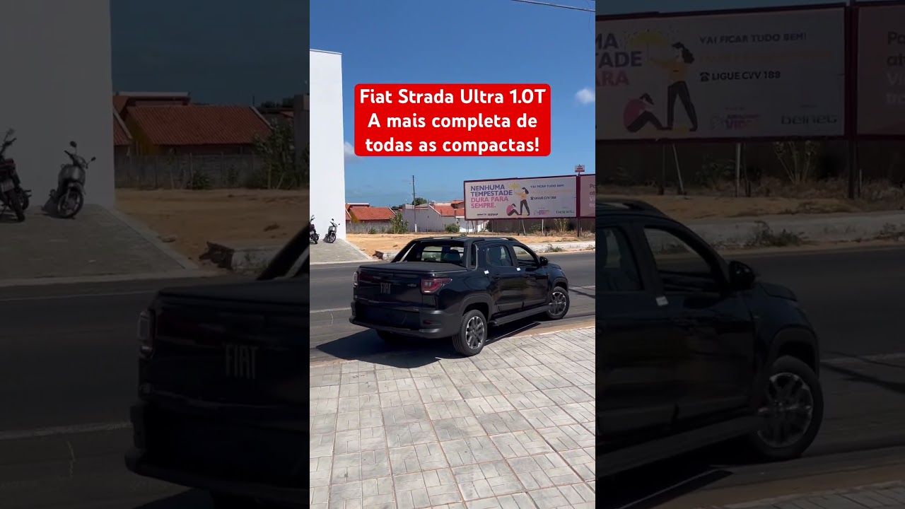 N&atilde;o tem pra ningu&eacute;m: Fiat Strada Ultra 2025! #fiat #strada #picape #7008films