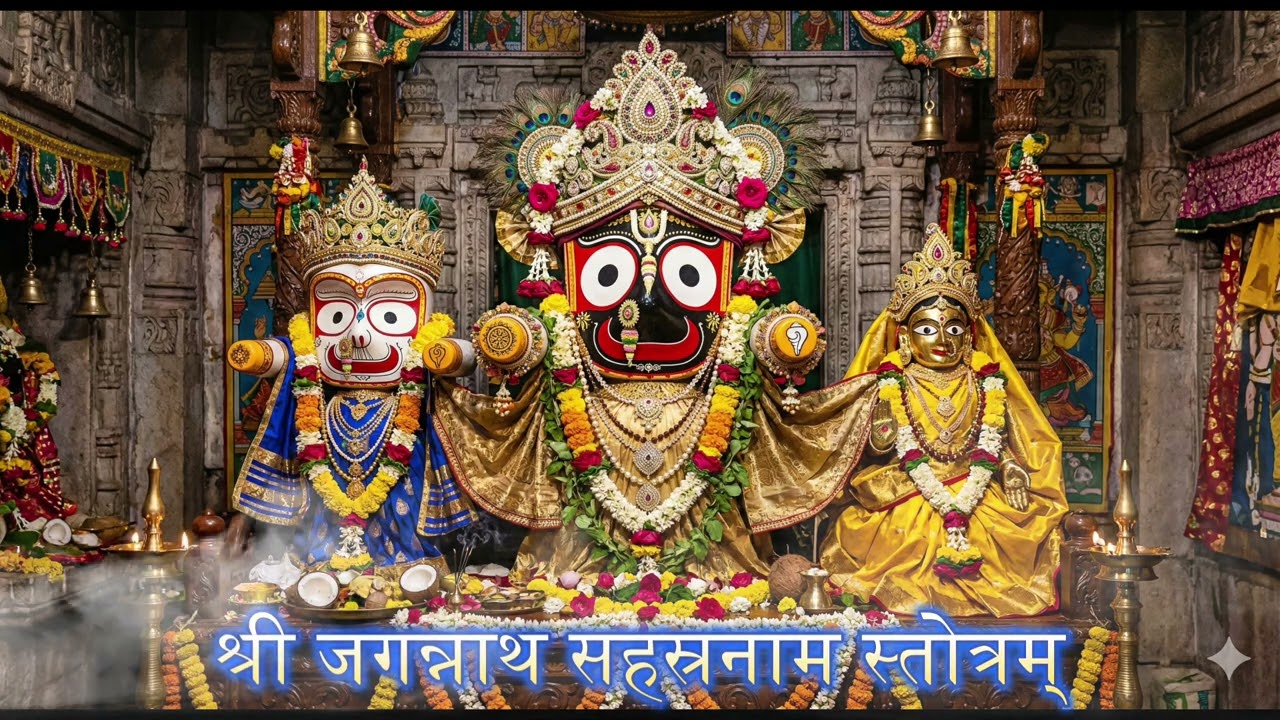 Sri Jagannath Namavali & Stotram | ॐ जगन्नाथाय नमः | Sanskrit Devotional Chant