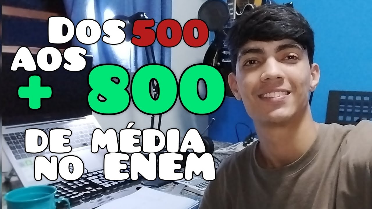 Quais foram minhas NOTAS no ENEM até ser aprovado em MEDICINA?