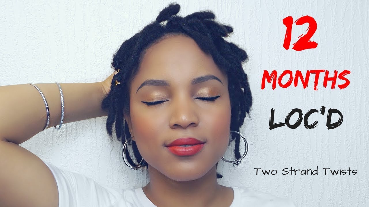 12 MONTHS LOC UPDATE w/TWO STRAND TWIST STARTER LOCS {KIESHA ARIELLE}