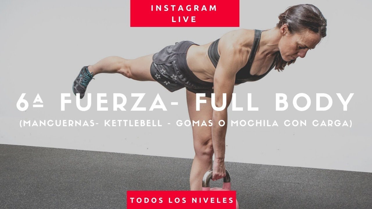 6ª SESIÓN FUERZA FULL BODY #YOMEMUEVOENCASA
