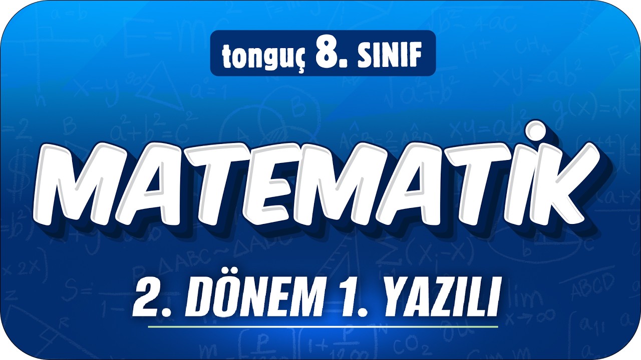 8.Sınıf Matematik 2.D&ouml;nem 1.Yazılıya Hazırlık 📑 #8MAT2D1Y #2026