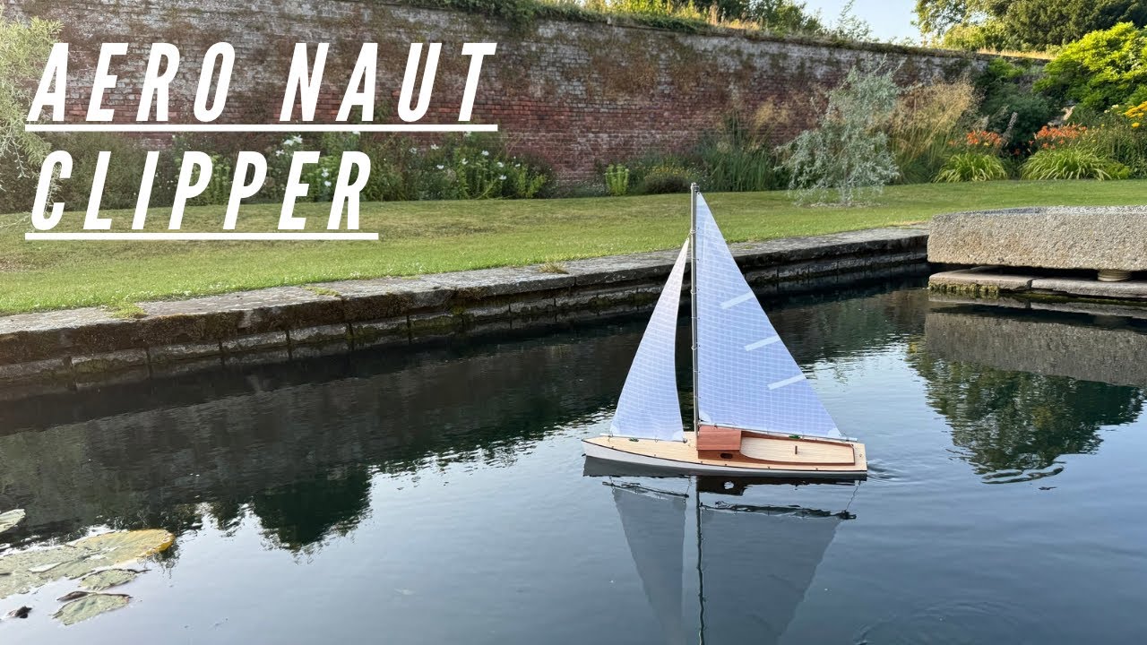 Aero naut clipper rc sail boat!