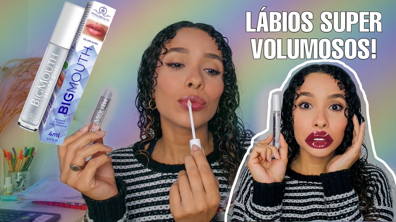 GLOSS BIG MOUTH PHALLEBEAUTY | LÁBIOS VOLUMOSOS DE VERDADE