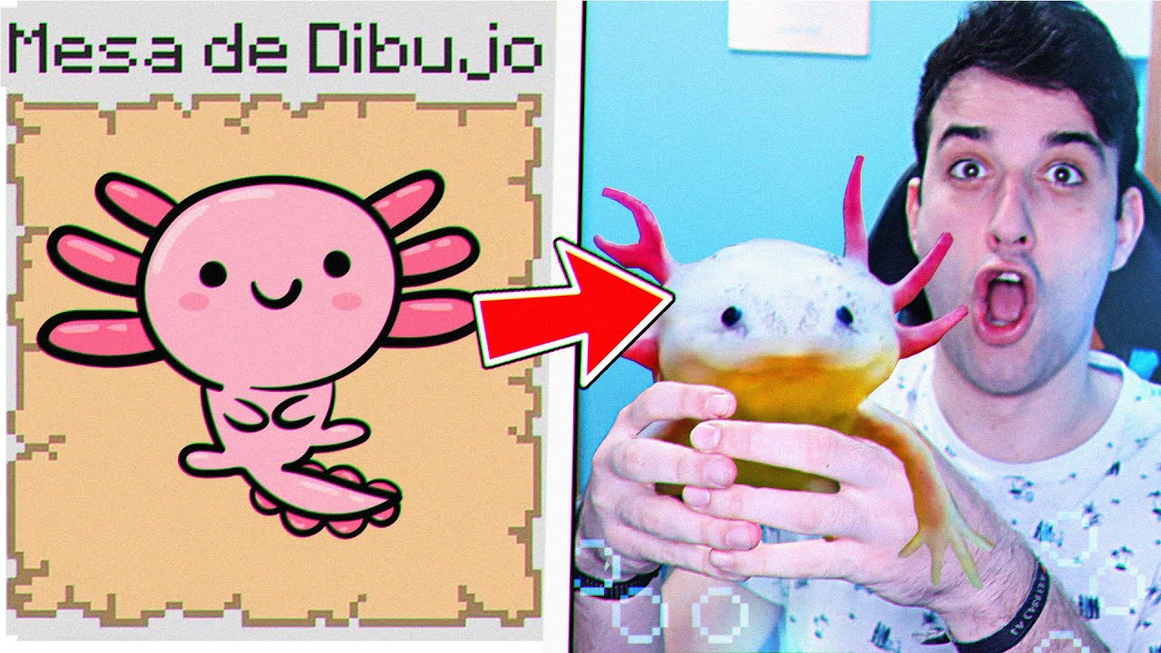 MINECRAFT pero TODO lo que DIBUJO APARECE en la VIDA REAL 😱