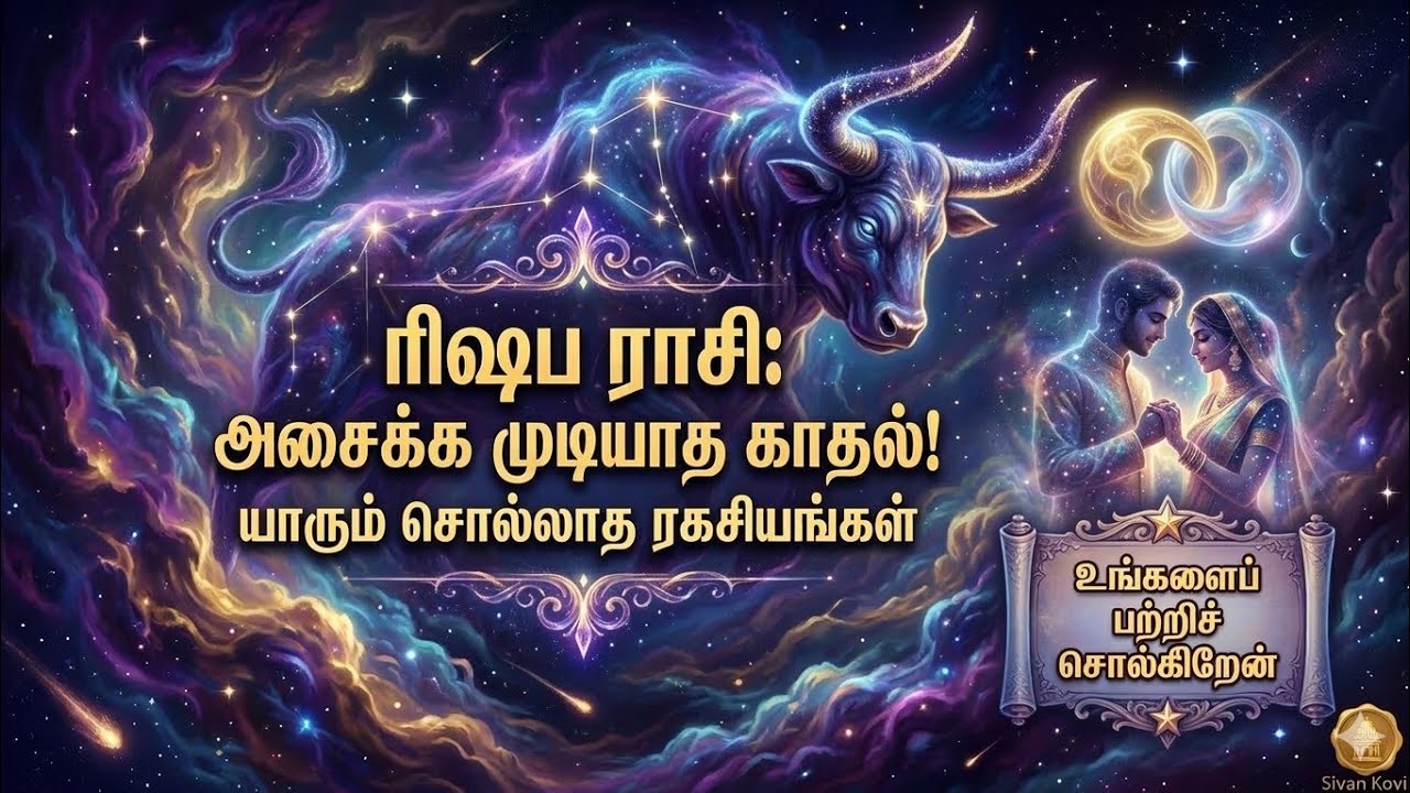 ரிஷப ராசி காதல் & திருமண வாழ்க்கை! ♉ இவர்களுக்கு ஏற்ற ராசி எது? | Rishaba Rasi Marriage Life Tamil