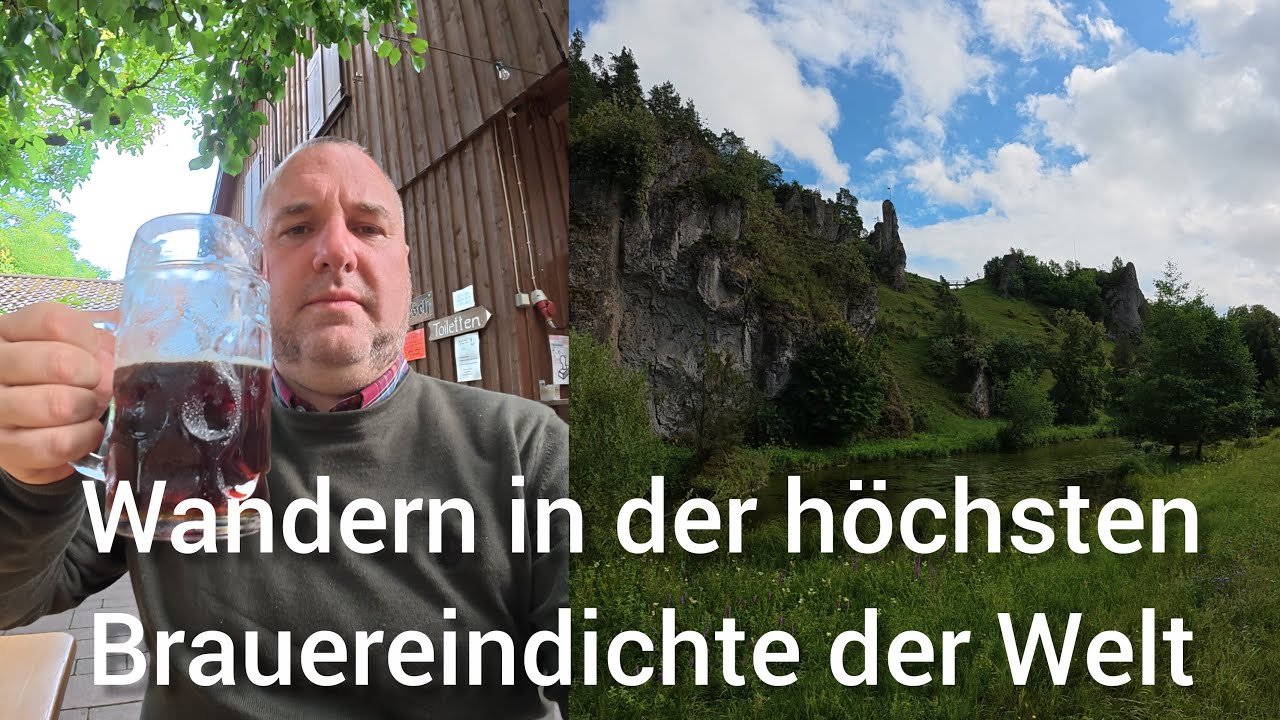 Höchste Brauereindichte der Welt!!! Brauereinwanderweg Franken Fränkische Schweiz Aufseß Bier