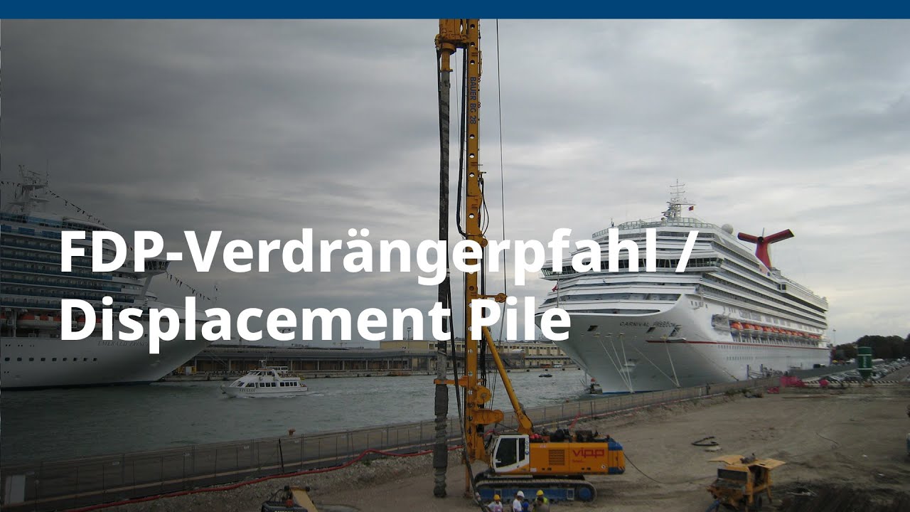 BAUER Maschinen GmbH – BG 28 | FDP-Verdrängerpfahl / Displacement Pile