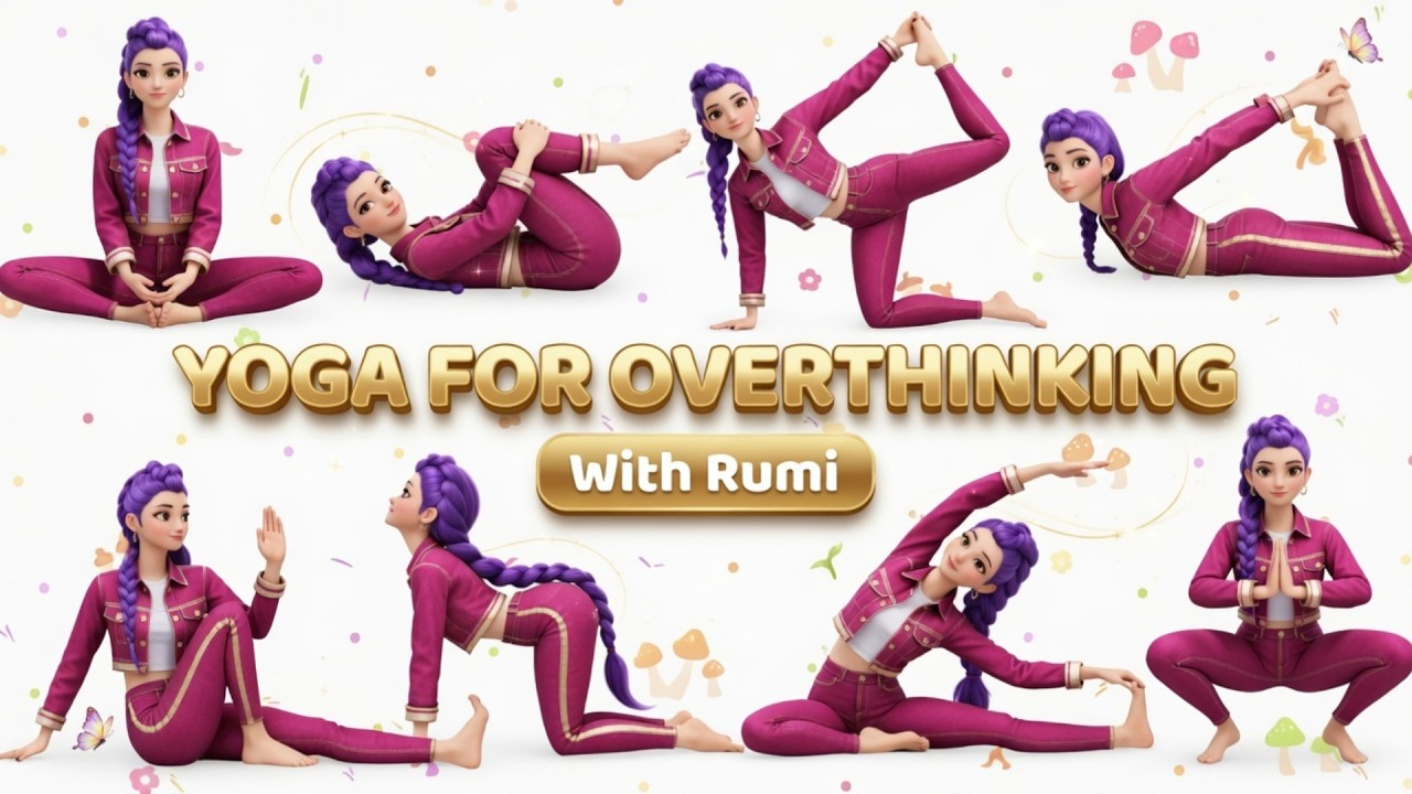 😍YOGA FOR OVERTHINKING! with RUMI! 💙