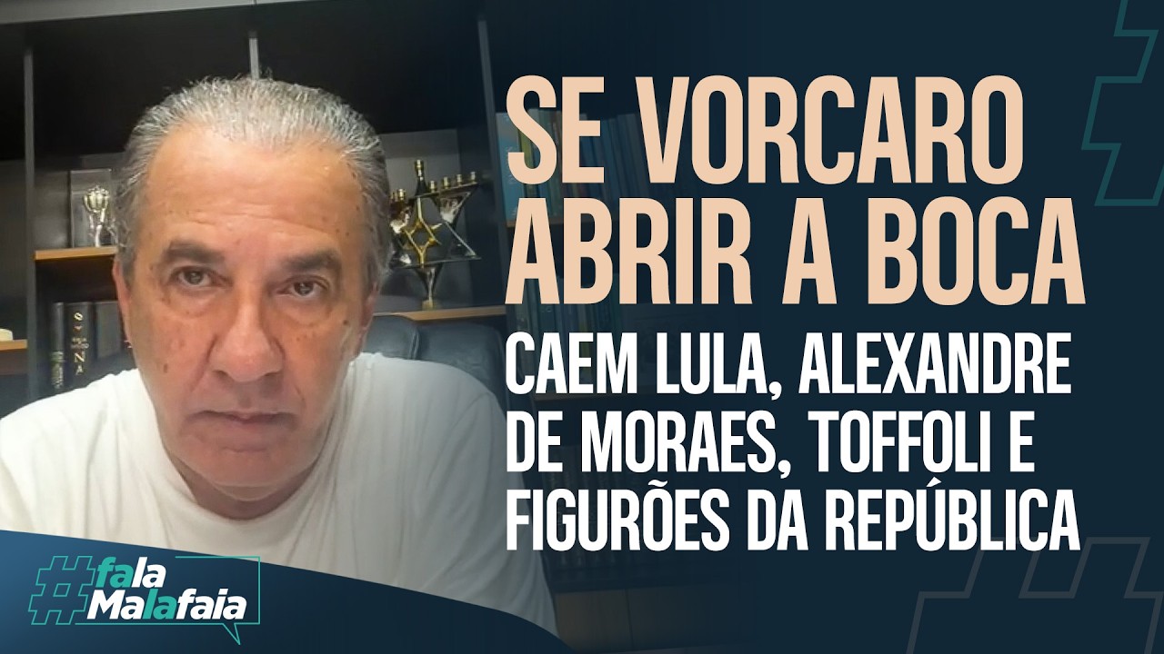 SE VORCARO ABRIR A BOCA CAEM LULA, ALEXANDRE DE MORAES, TOFFOLI E FIGUR&Otilde;ES DA REP&Uacute;BLICA