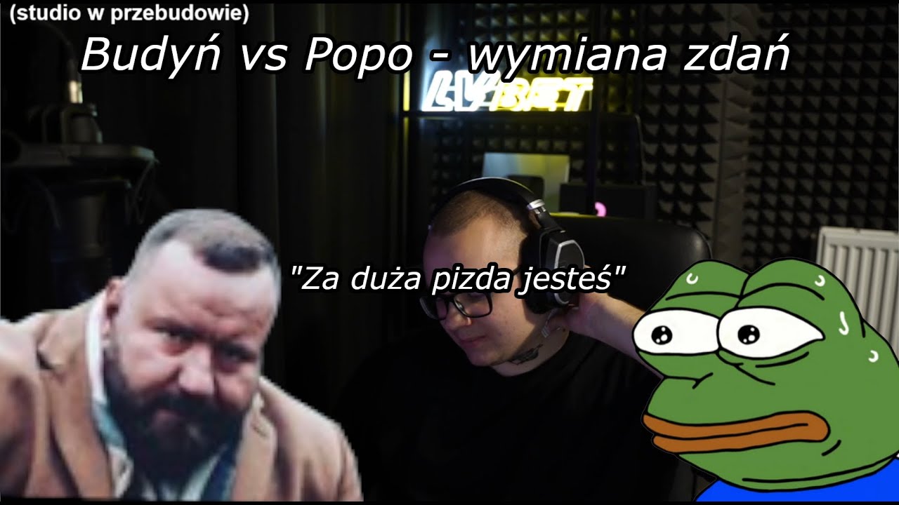 Budyń vs Popo - ostra wymiana zdań