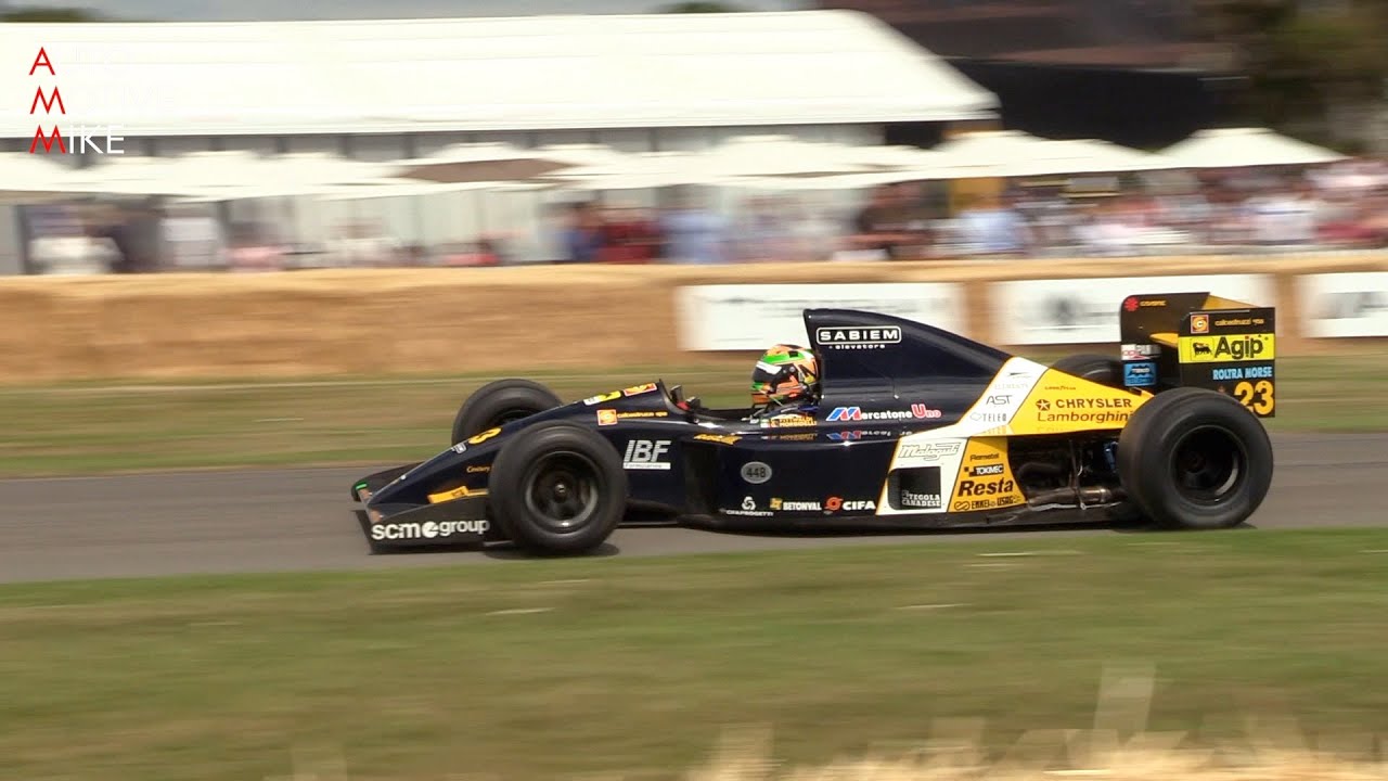 1992 Minardi M191B F1 w/ Lamborghini 3.5L V12 Engine | 13.800rpm | Pure Sound at Goodwood FOS